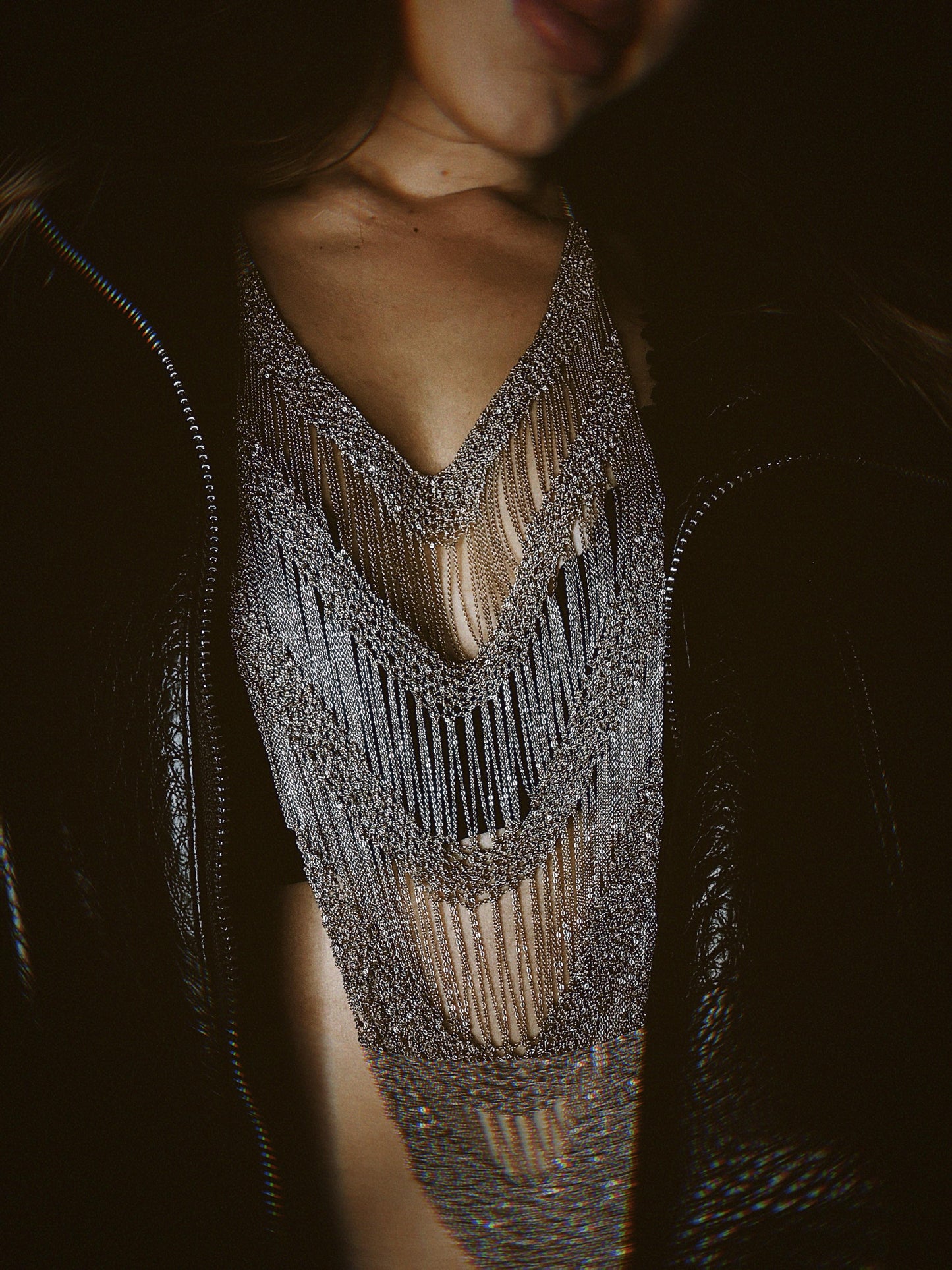 Crystal Cascade Body Chain