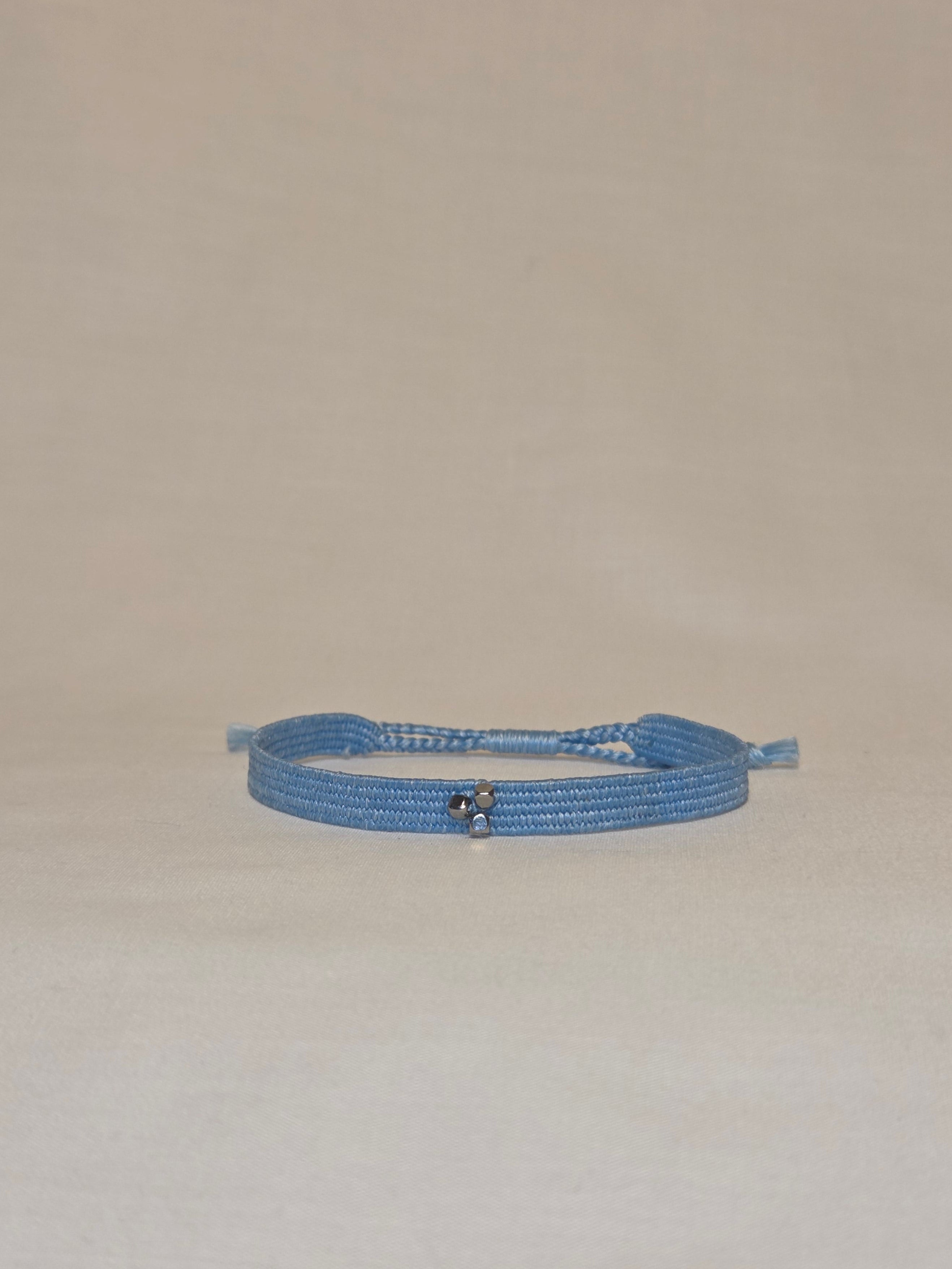 One of a kind handwoven thread bracelet