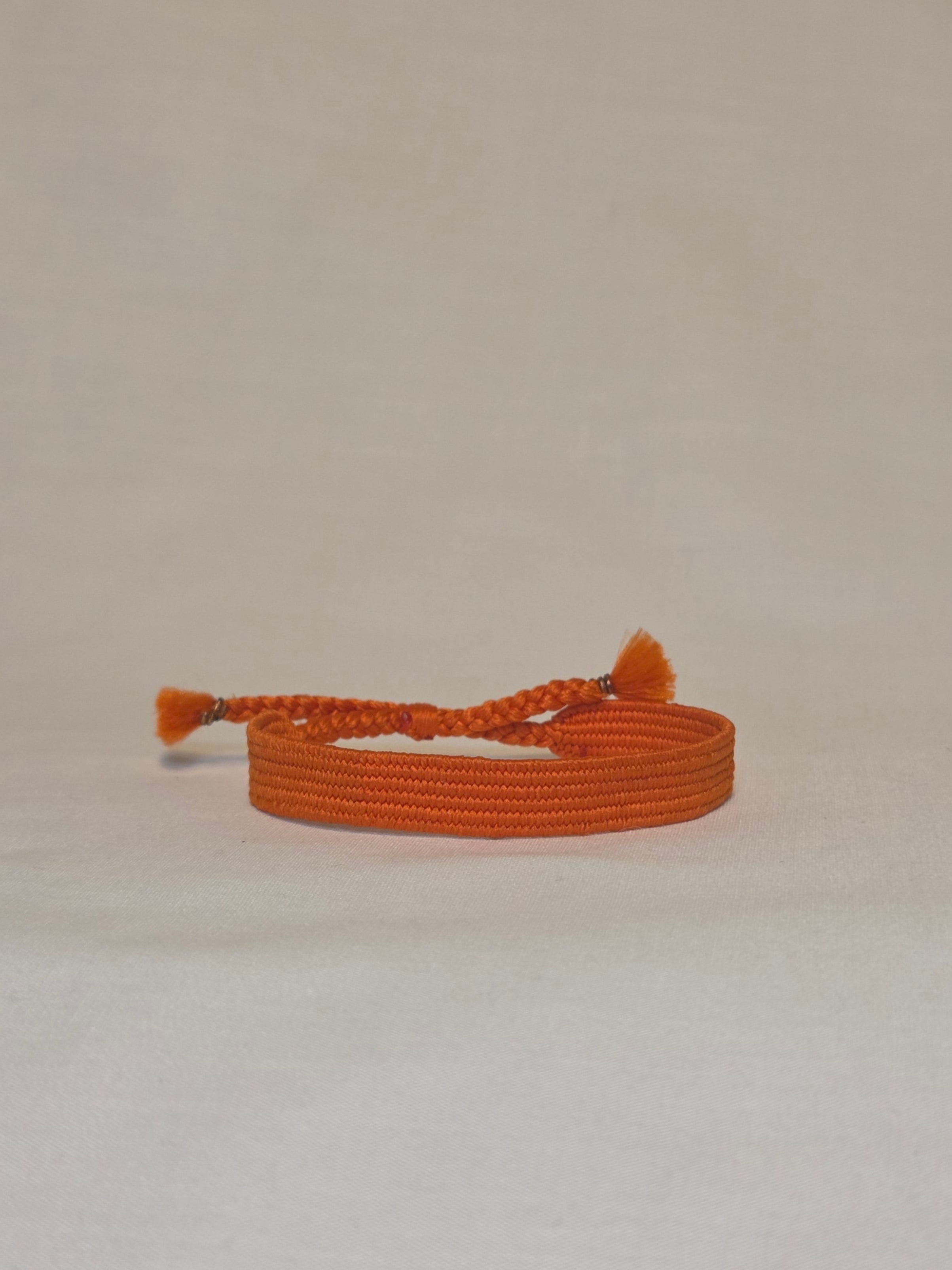 Loom woven bracelet