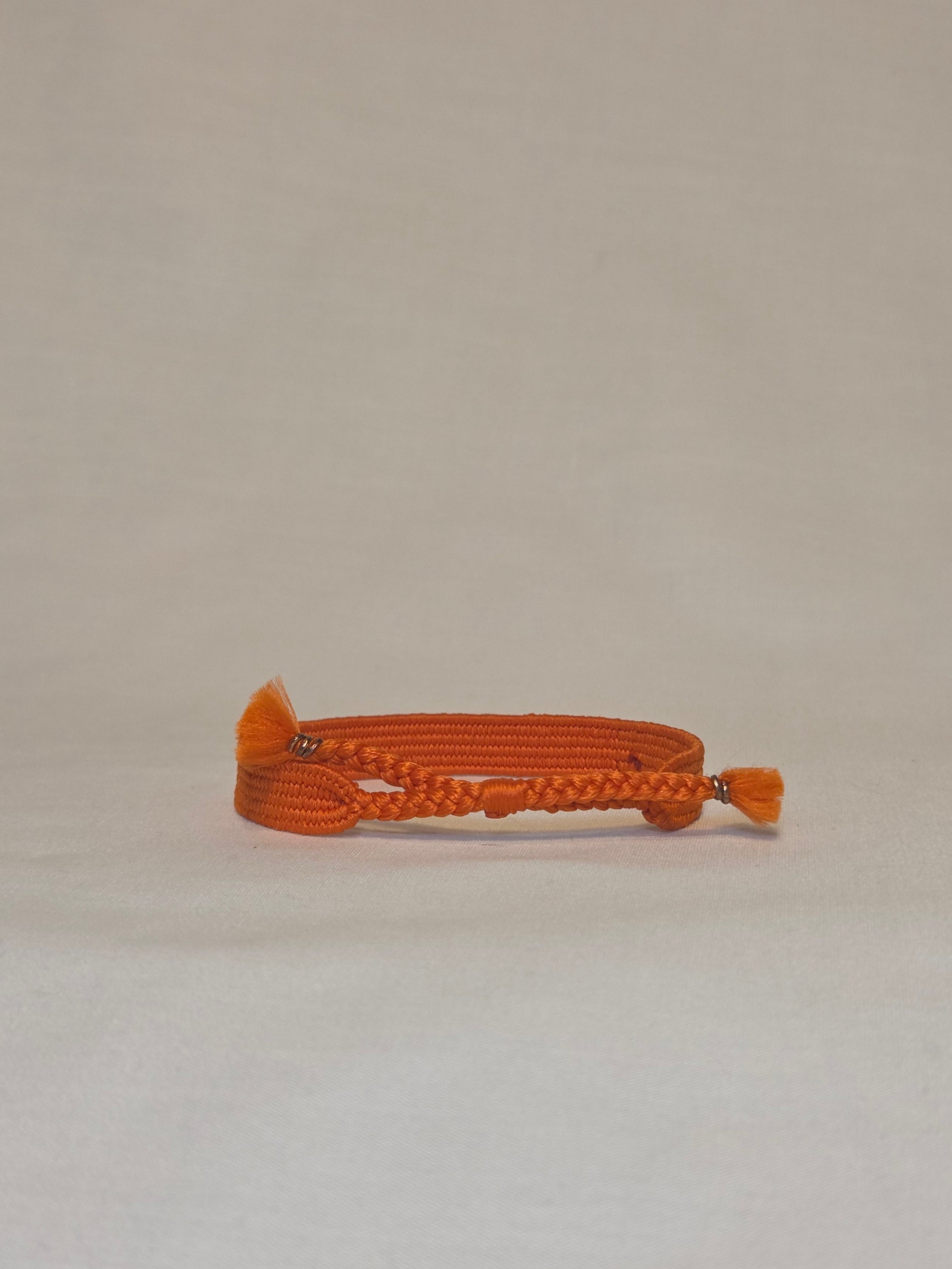 Loom woven bracelet