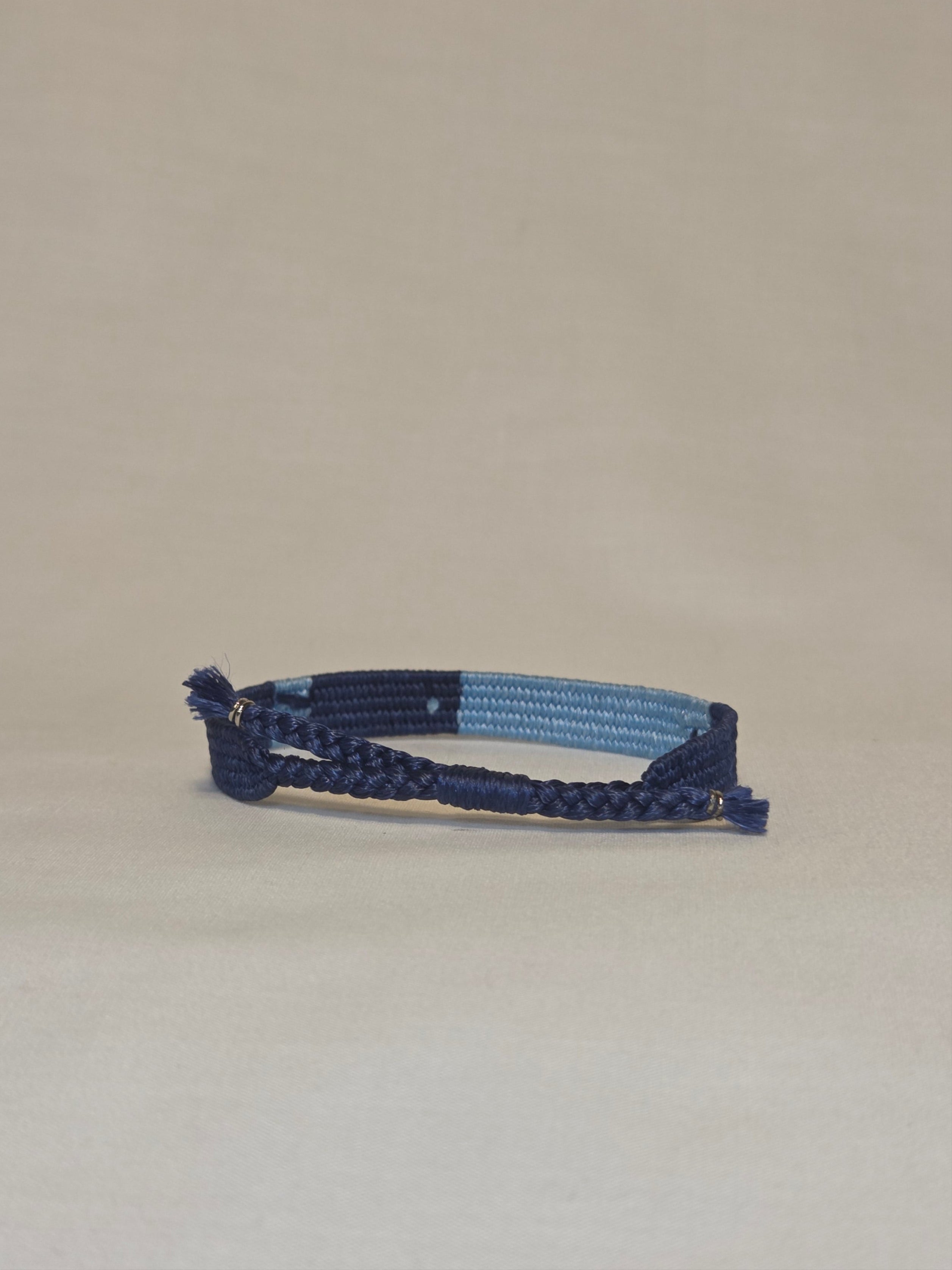 Loom woven bracelet