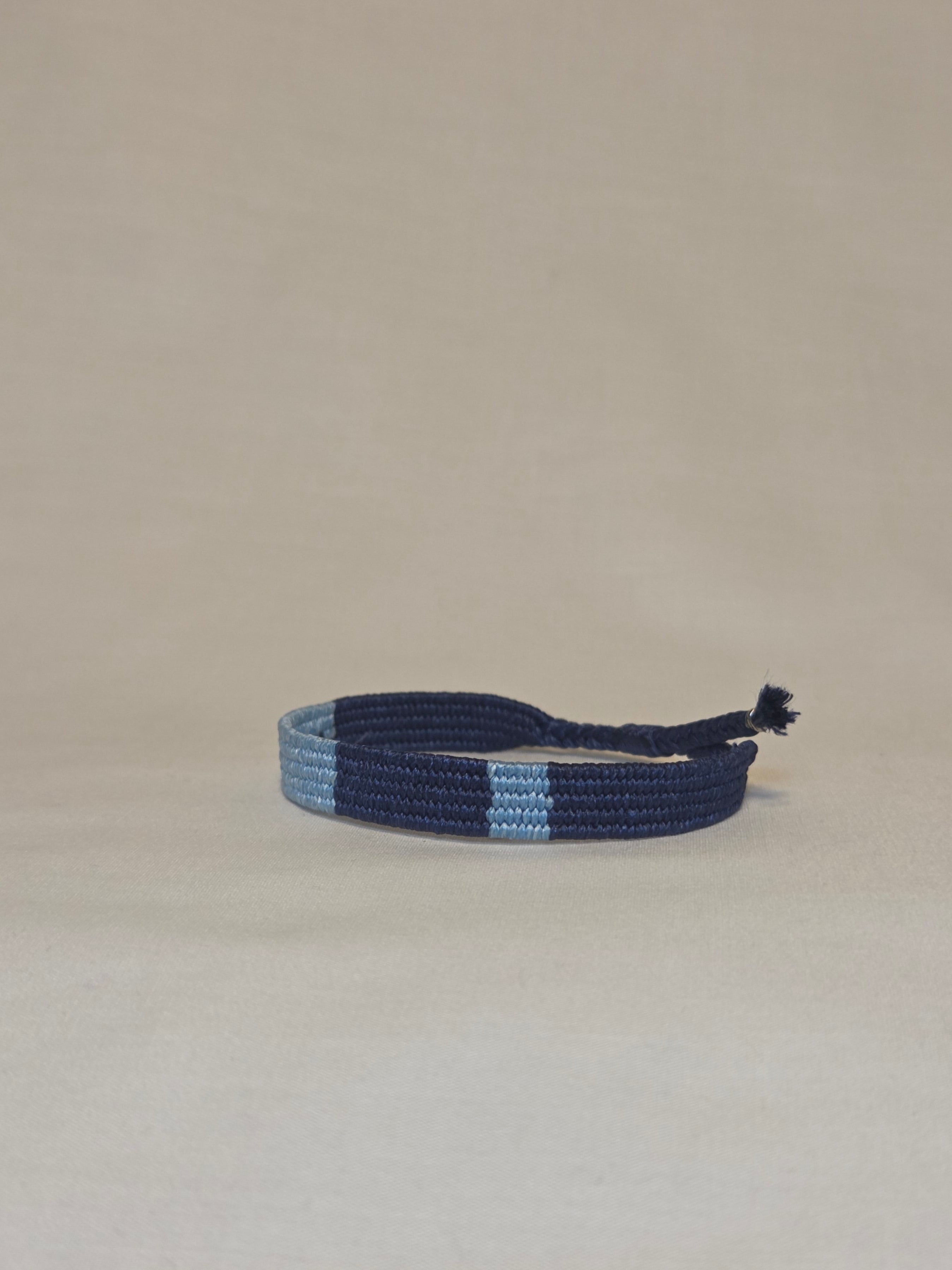 Loom woven bracelet