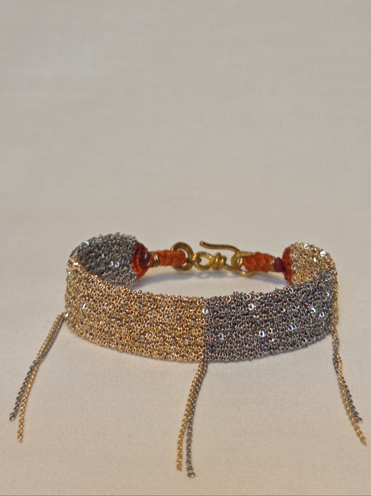 Silver and Gold Chain together stronger