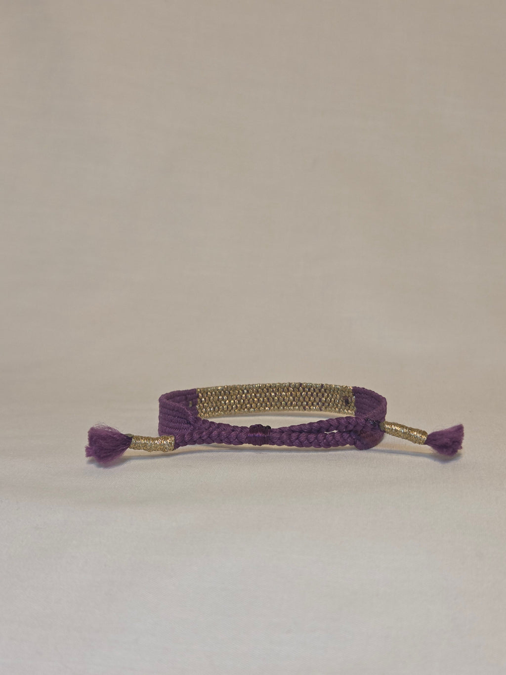 Loom woven bracelet