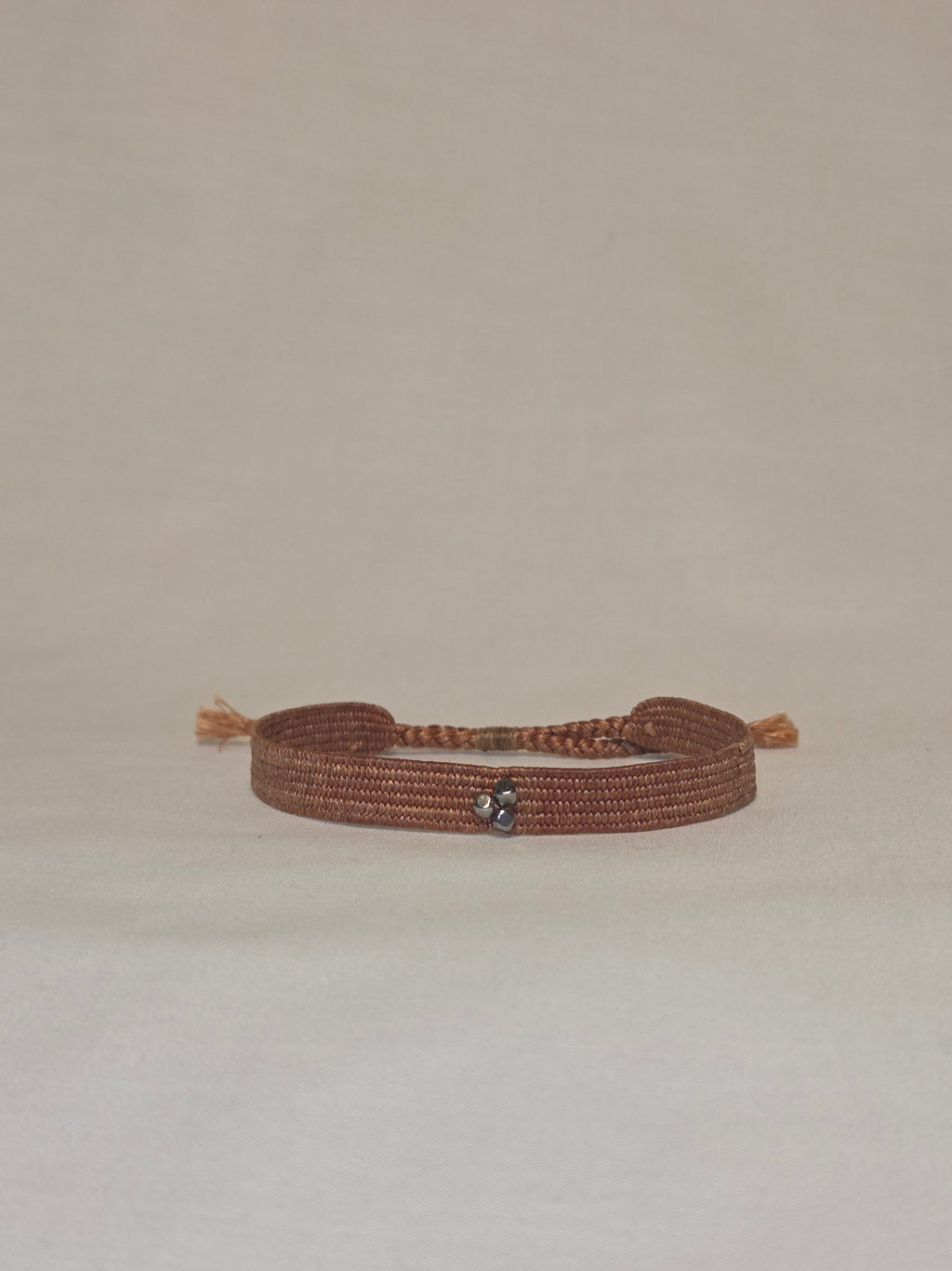 Loom woven bracelet