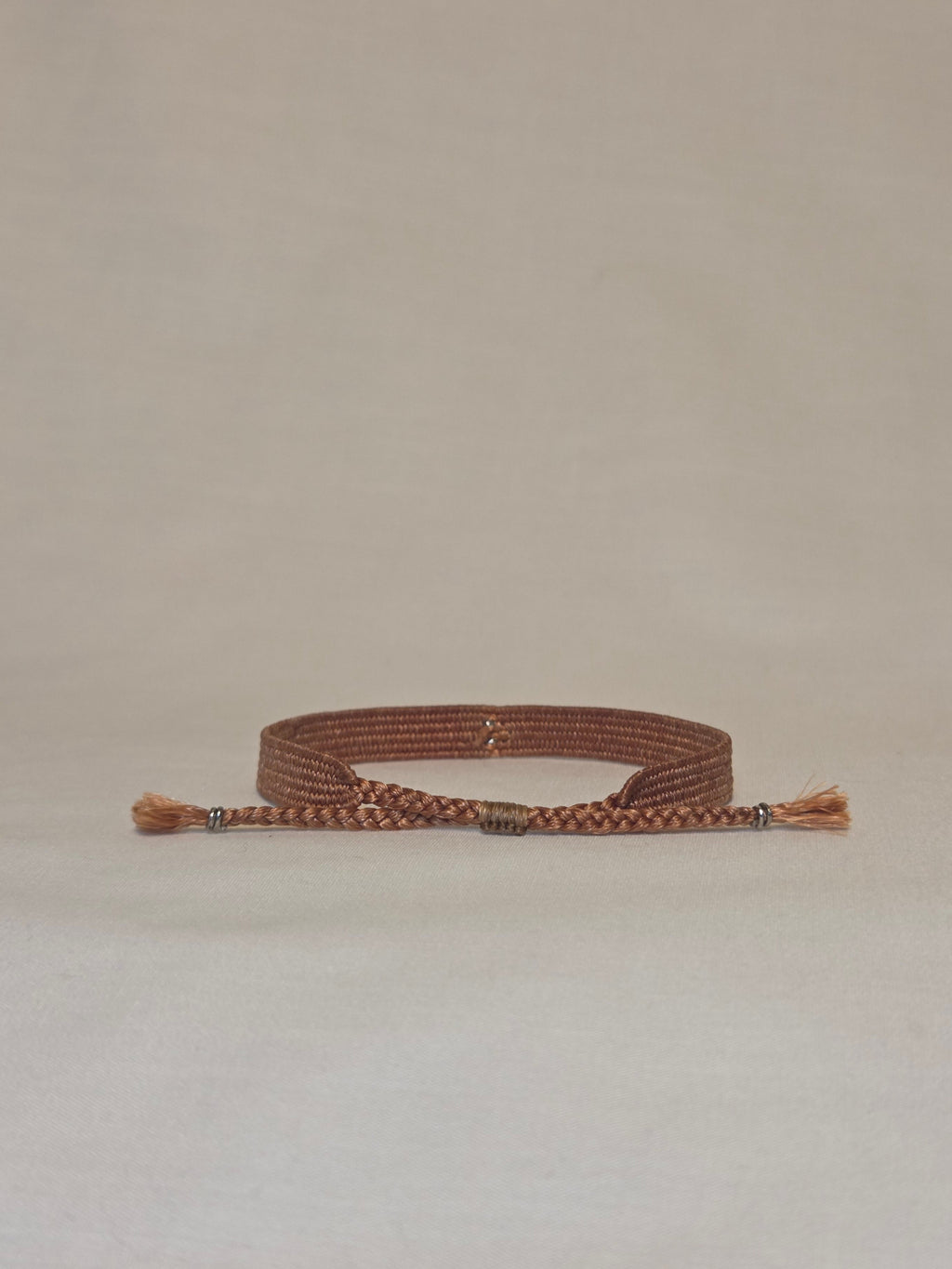 Loom woven bracelet