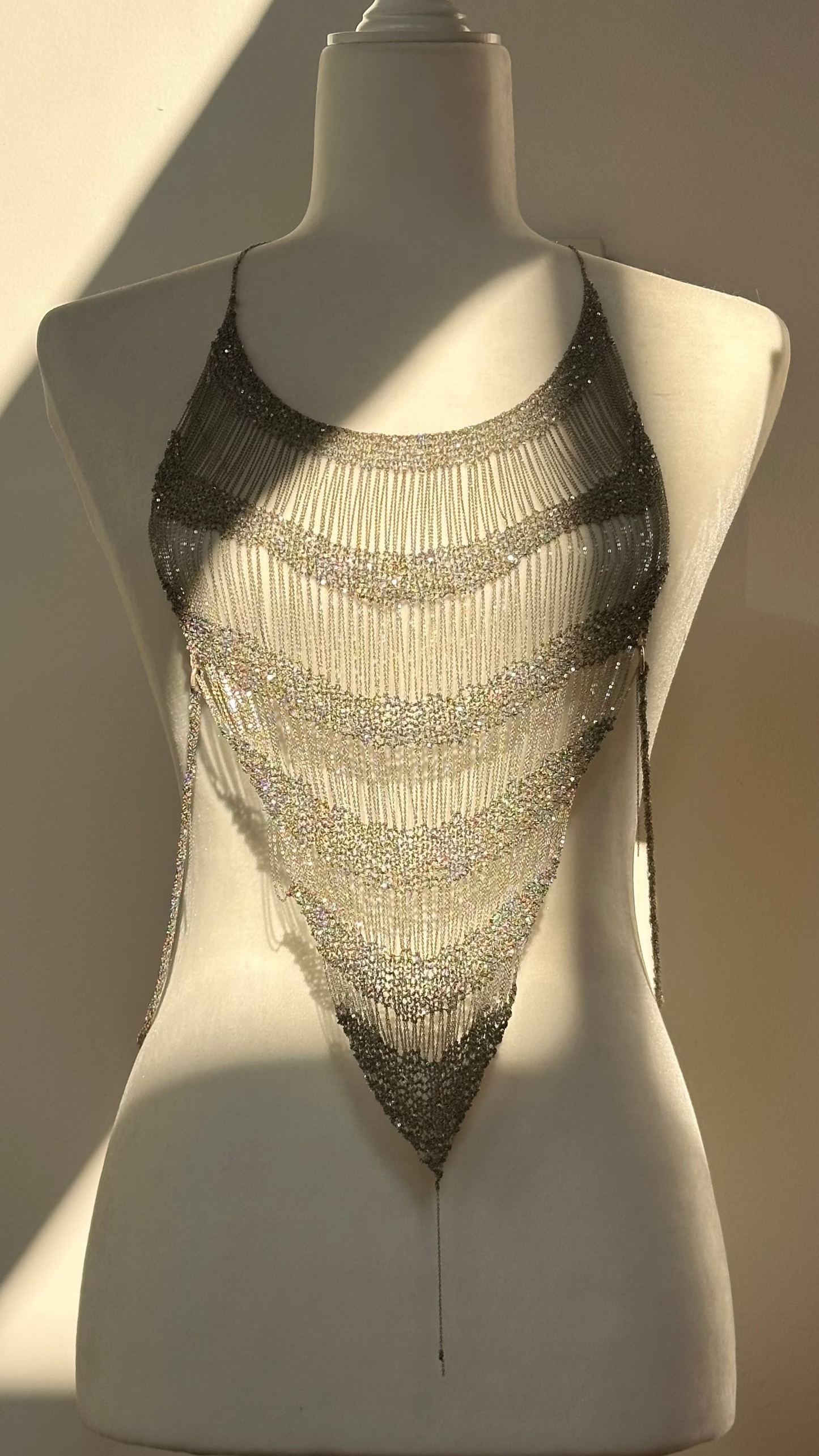 Crystal Cascade Body Chain